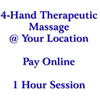 4-Hand Therapeutic Massage 1 HOUR