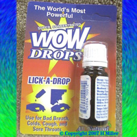 WOW Drops Breath Freshener Mint Drops Pure Oil of Peppermint